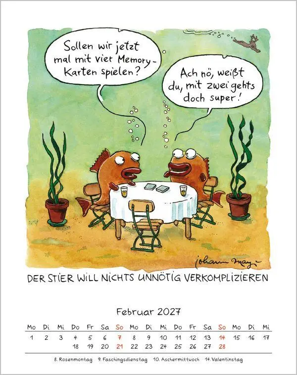 Bild: 9783819300929 | Stier 2027 | Verlag Korsch | Kalender | Spiralbindung | 13 S. | 2027