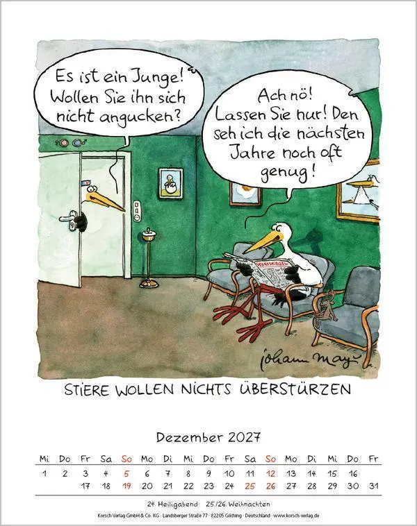 Bild: 9783819300929 | Stier 2027 | Verlag Korsch | Kalender | Spiralbindung | 13 S. | 2027