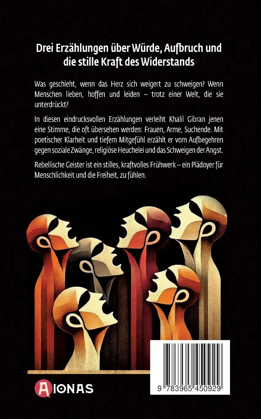 Rückseite: 9783965450929 | Rebellische Geister. Erzählungen. Khalil Gibran | Khalil Gibran | Buch