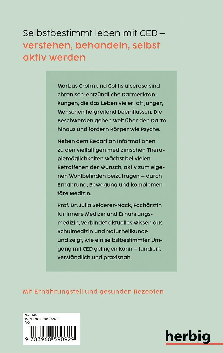 Bild: 9783968590929 | Das hilft bei CED | Julia Seiderer-Nack | Taschenbuch | 208 S. | 2025