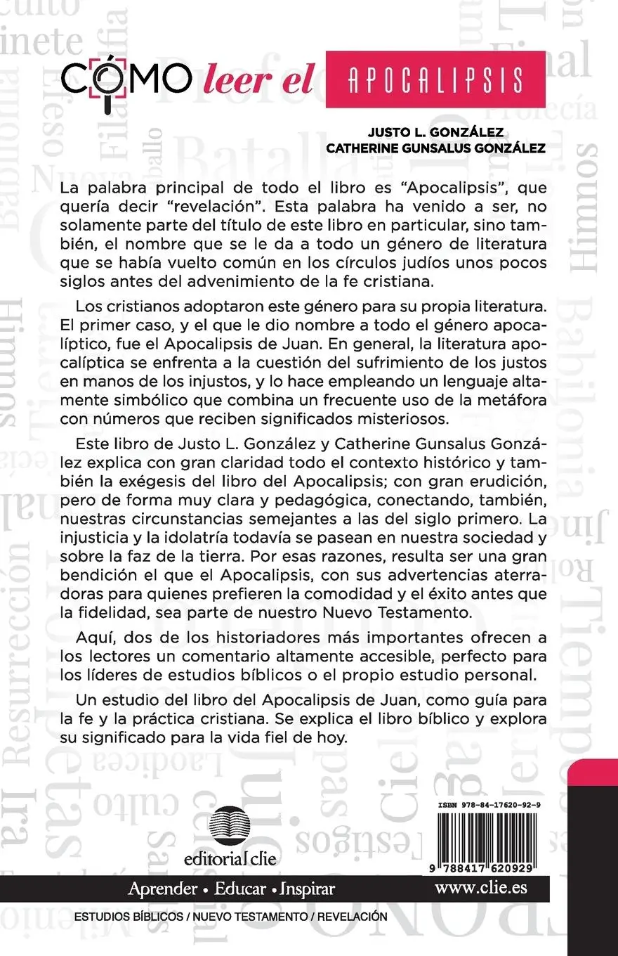 Rückseite: 9788417620929 | Cómo leer el Apocalipsis | Justo L. Gonzalez (u. a.) | Taschenbuch
