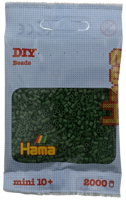 Cover: 28178511029 | Hama 501-102 - DIY Bügelperlen Mini 10+, ca. 2000 Stück, Waldgrün
