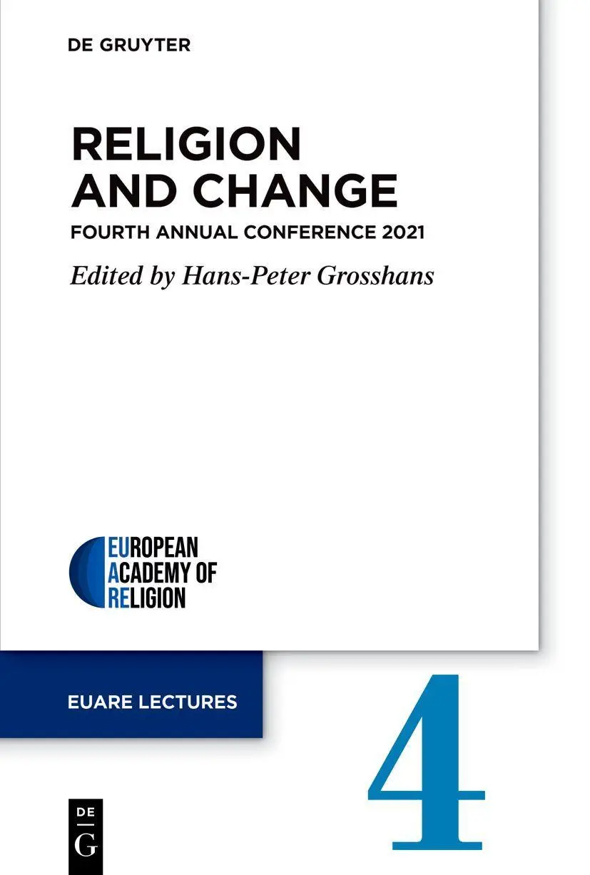 Cover: 9783111241029 | Religion and Change | Fourth Annual Conference 2021 | Grosshans | Buch