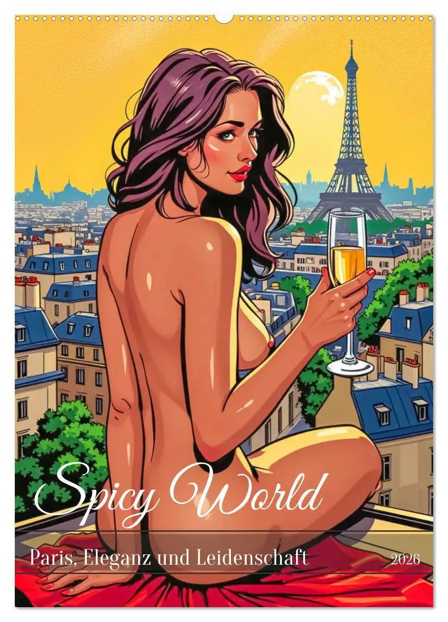 Cover: 9783457301029 | Spicy World - Paris, Eleganz und Leidenschaft (Wandkalender 2026...