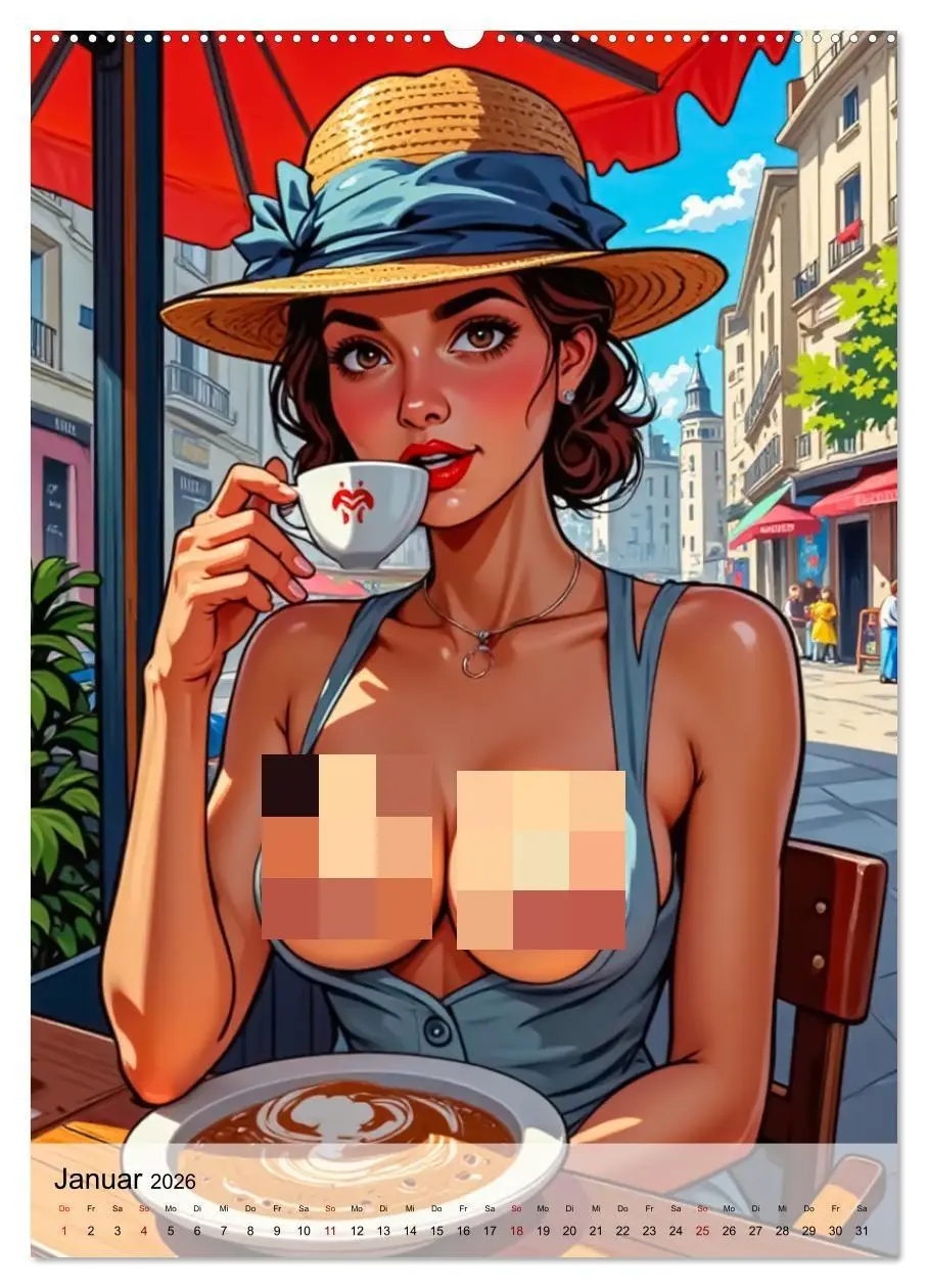 Bild: 9783457301029 | Spicy World - Paris, Eleganz und Leidenschaft (Wandkalender 2026...