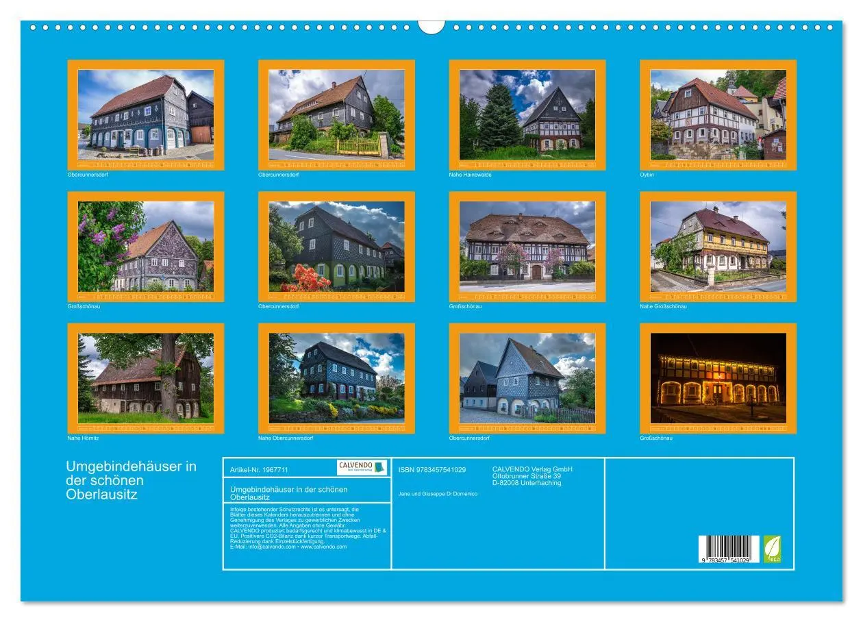Bild: 9783457541029 | Umgebindehäuser in der schönen Oberlausitz (Wandkalender 2026 DIN...