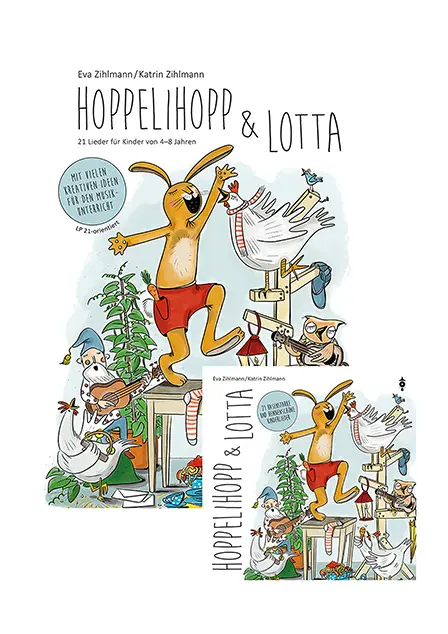 Cover: 9783729651029 | Hoppelihopp und Lotta (Set), m. Buch, m. Audio | Eva Zihlmann (u. a.)