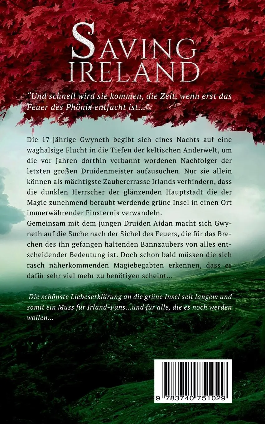 Rückseite: 9783740751029 | Saving Ireland | Die Sichel des Feuers | Bianca M. Panny | Taschenbuch