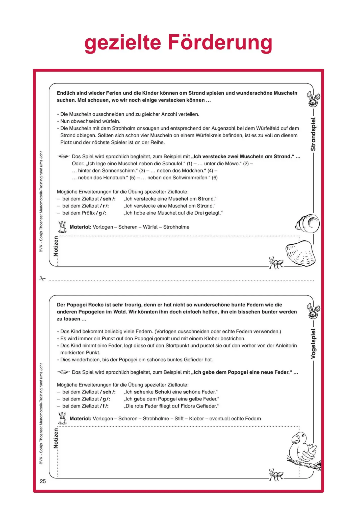 Bild: 9783867401029 | Mundmotorik-Training rund ums Jahr | Sonja Thoenes | Broschüre | 64 S.