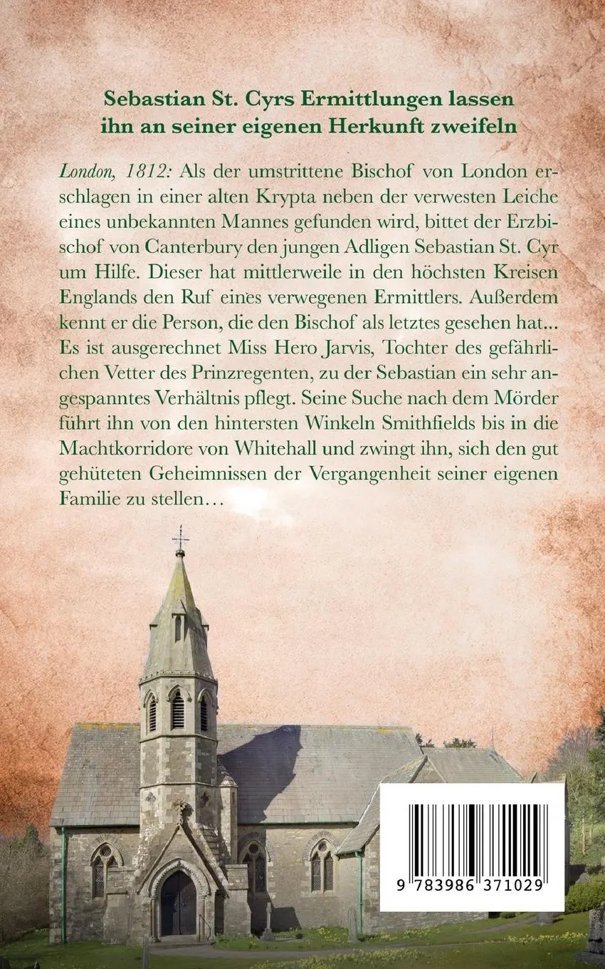 Rückseite: 9783986371029 | Die Gräber von Tanfield Hill | C. S. Harris | Taschenbuch | Paperback