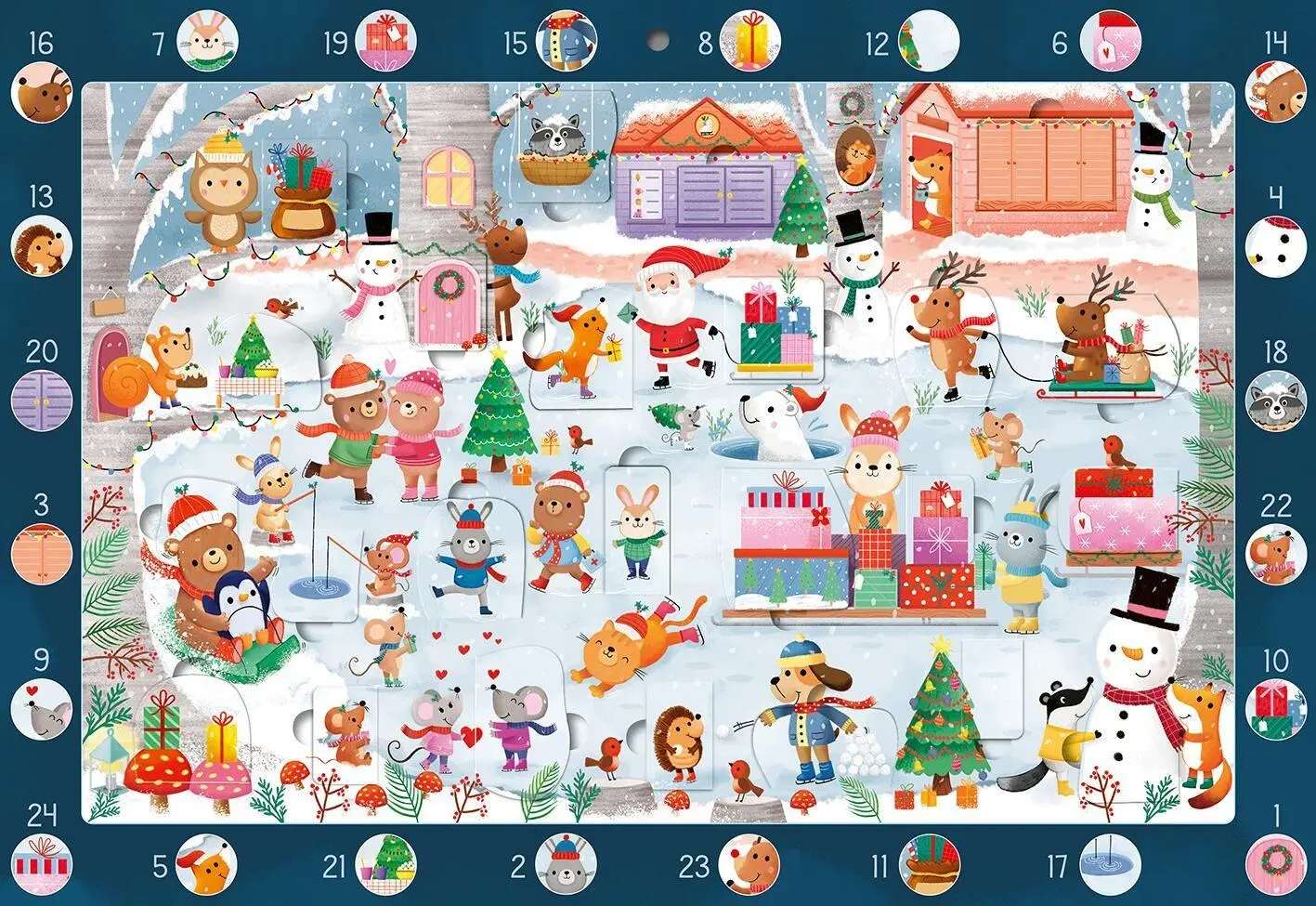 Cover: 4014489141129 | Mein Wimmel-Adventskalender: Fröhliches Schlittschuhlaufen | Bartlett