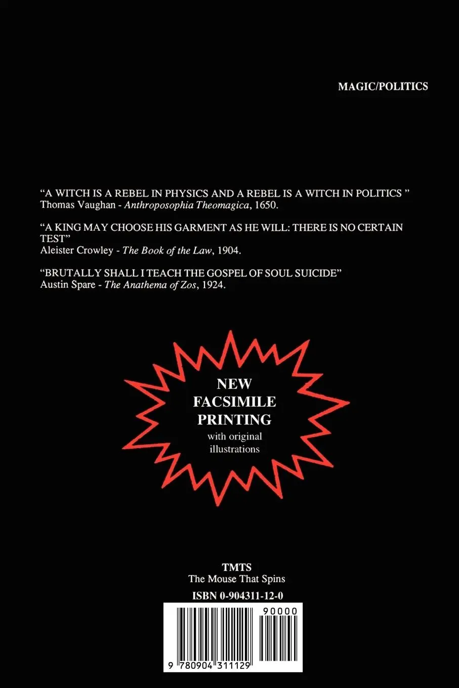 Rückseite: 9780904311129 | Thundersqueak | The Confessions of a Right Wing Anarchist | Buch