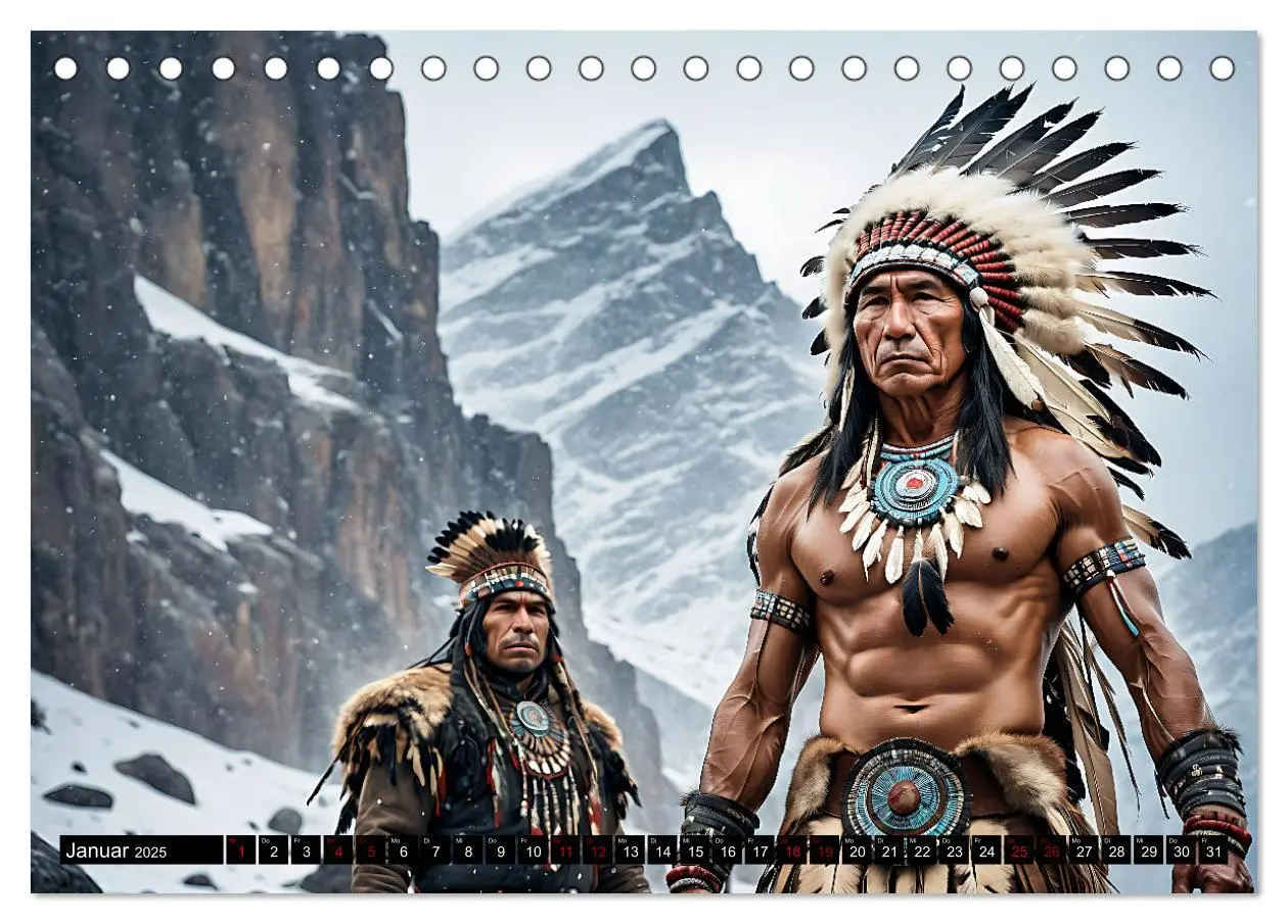 Bild: 9783457151129 | Im weiten Land der Indianer (Tischkalender 2025 DIN A5 quer),...