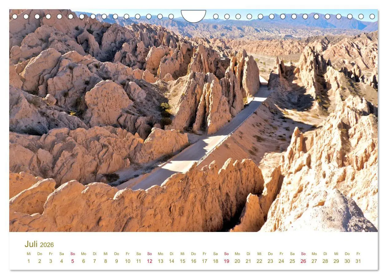 Bild: 9783457841129 | Weites Argentinien (Wandkalender 2026 DIN A4 quer), CALVENDO...