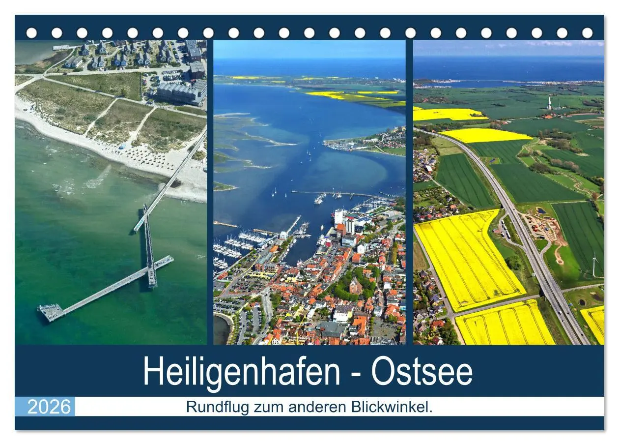 Cover: 9783457911129 | Heiligenhafen - Ostsee (Tischkalender 2026 DIN A5 quer), CALVENDO...