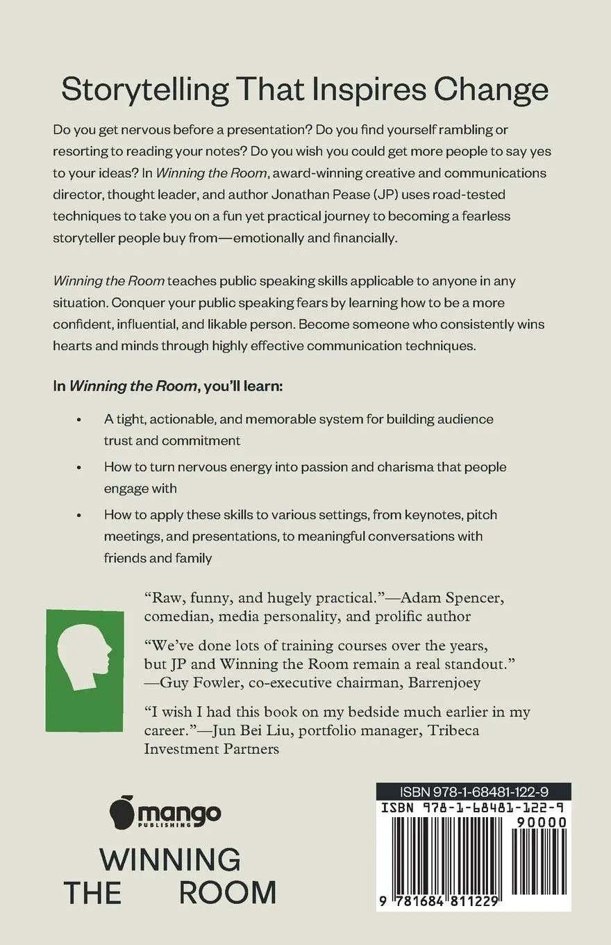 Rückseite: 9781684811229 | Winning the Room with the Winning Pitch | Jonathan Pease | Taschenbuch