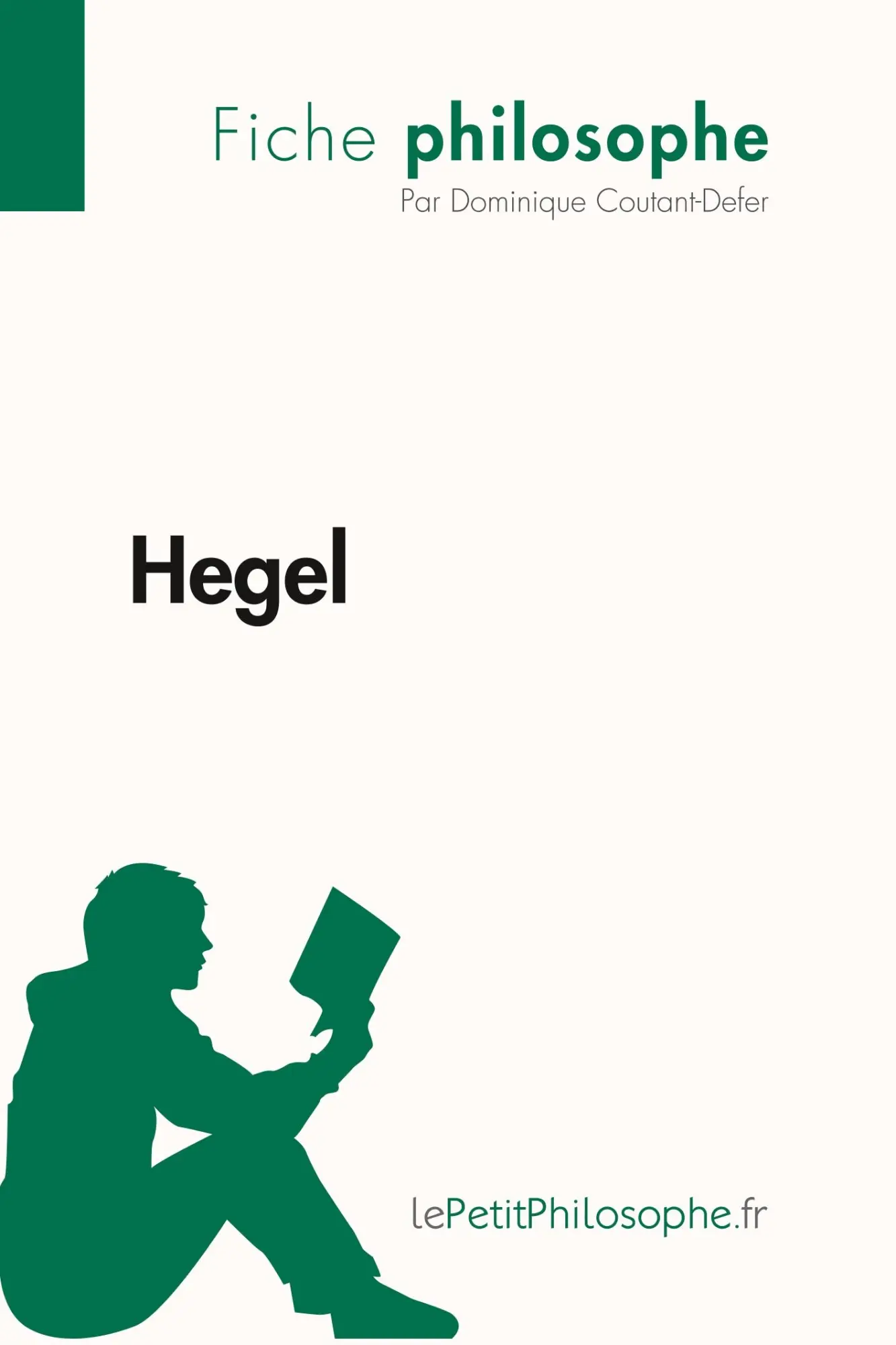 Cover: 9782808001229 | Hegel (Fiche philosophe) | Dominique Coutant-Defer (u. a.) | Buch
