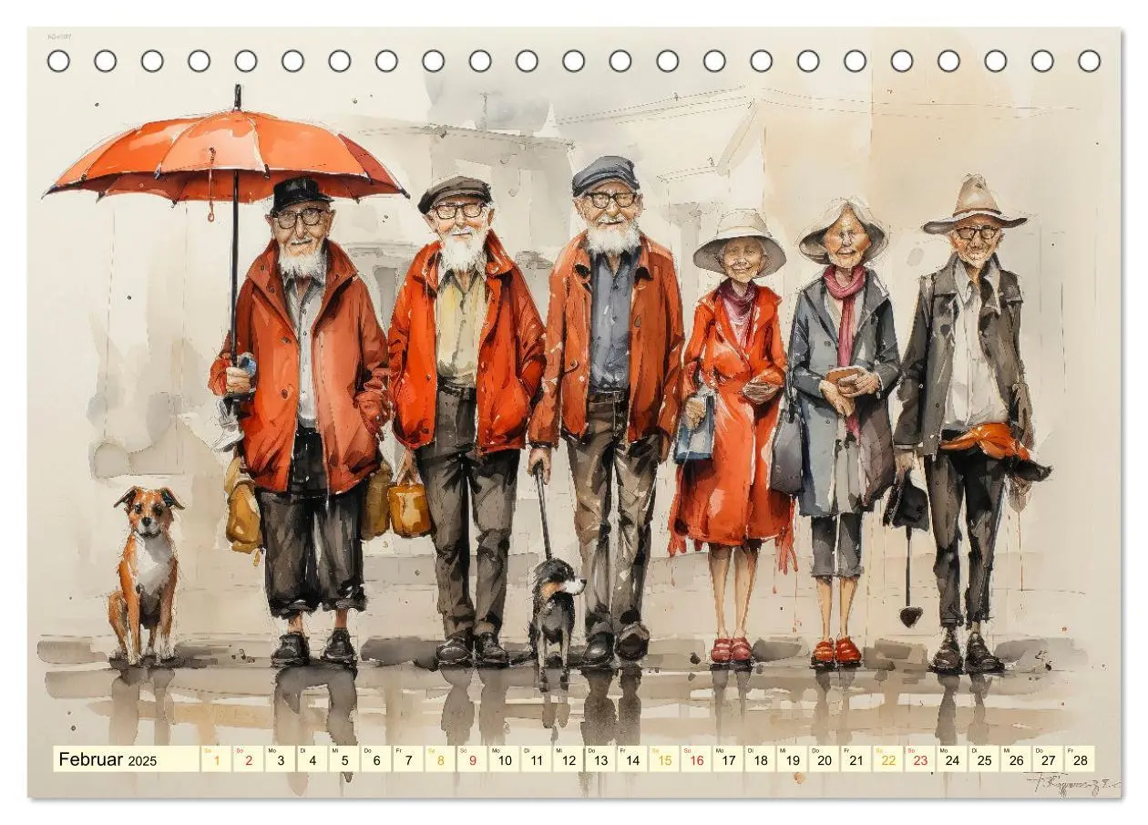 Bild: 9783383891229 | Lustiges Rentner Leben (Tischkalender 2025 DIN A5 quer), CALVENDO...