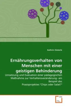 Cover: 9783639301229 | Ernährungsverhalten von Menschen mit einer geistigen Behinderung