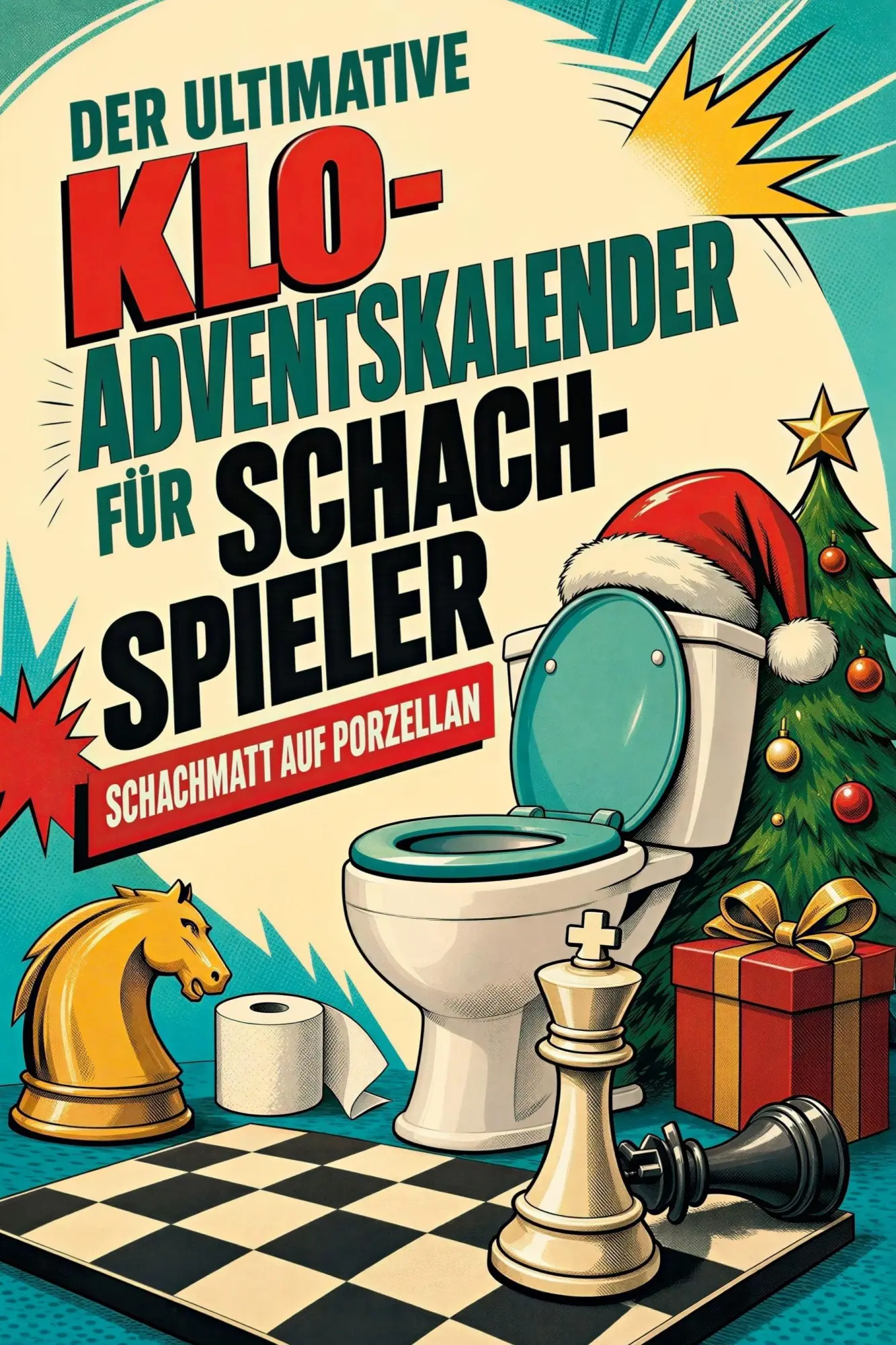 Cover: 9783696111229 | Der ultimative Klo-Adventskalender für Schach-Spieler | Lucy Schröder