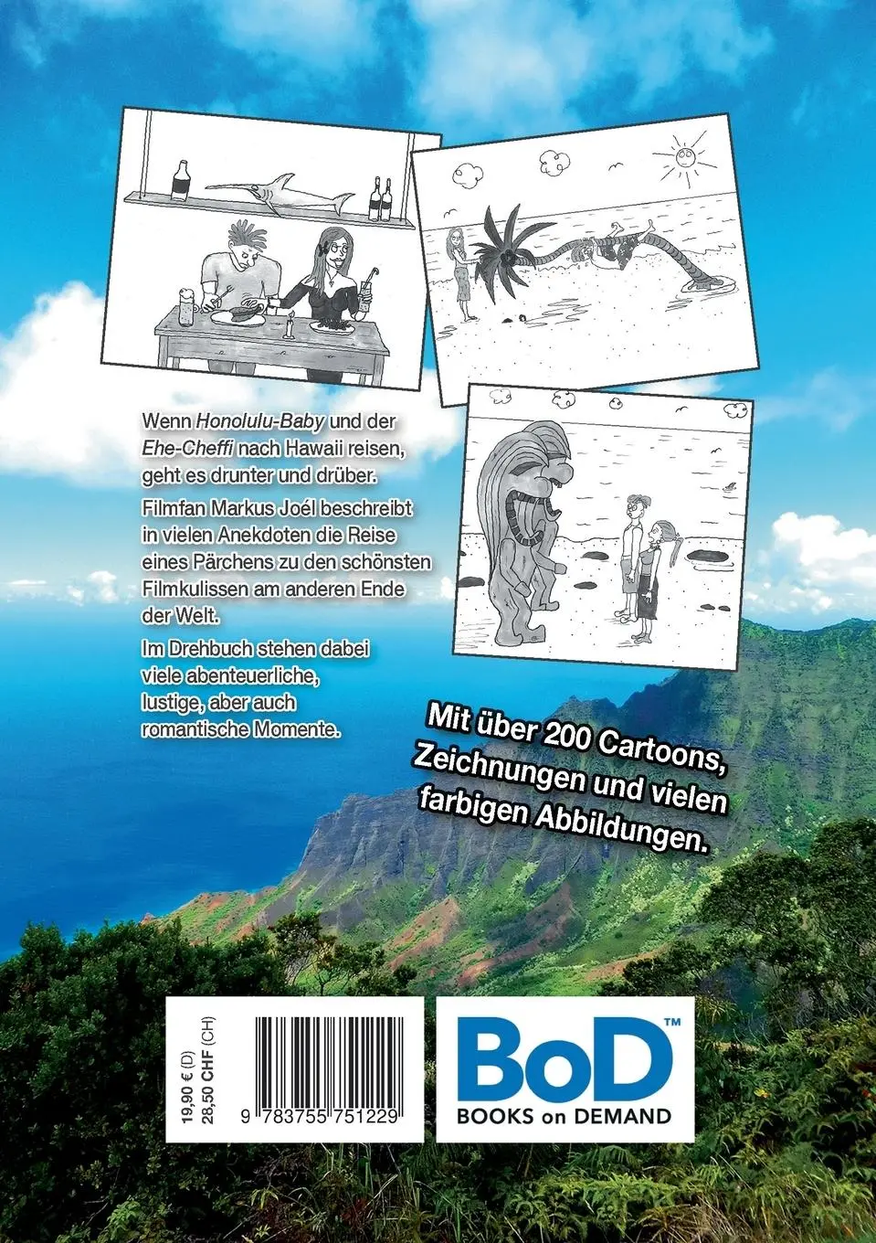 Rückseite: 9783755751229 | Hawaii für Zwei | Markus Joel | Taschenbuch | Paperback | 476 S.
