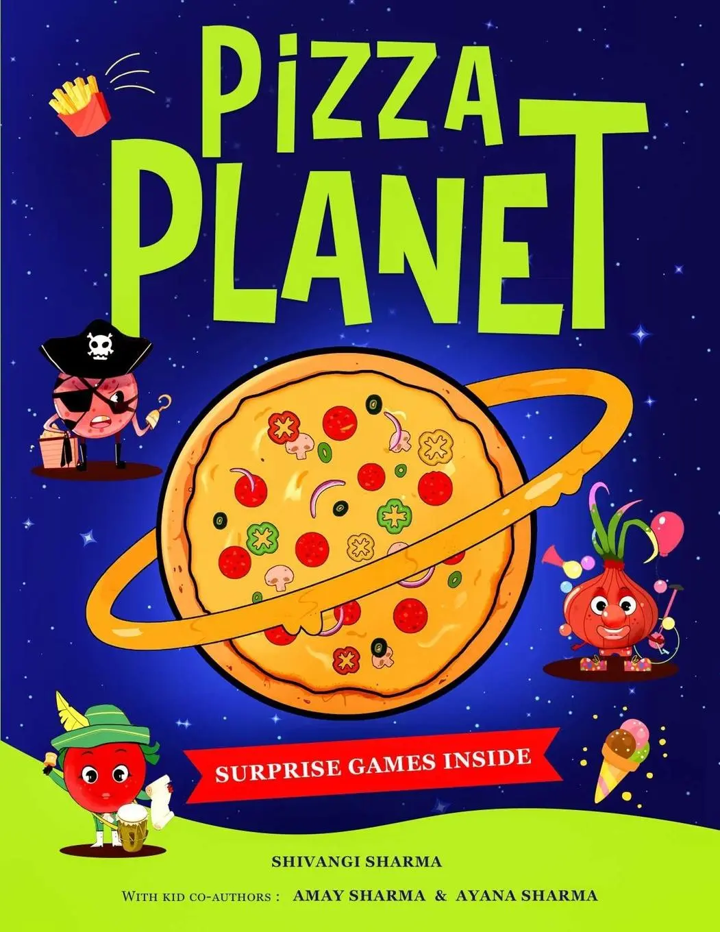 Cover: 9789083531229 | Pizza Planet | A deliciously funny children's book about belonging
