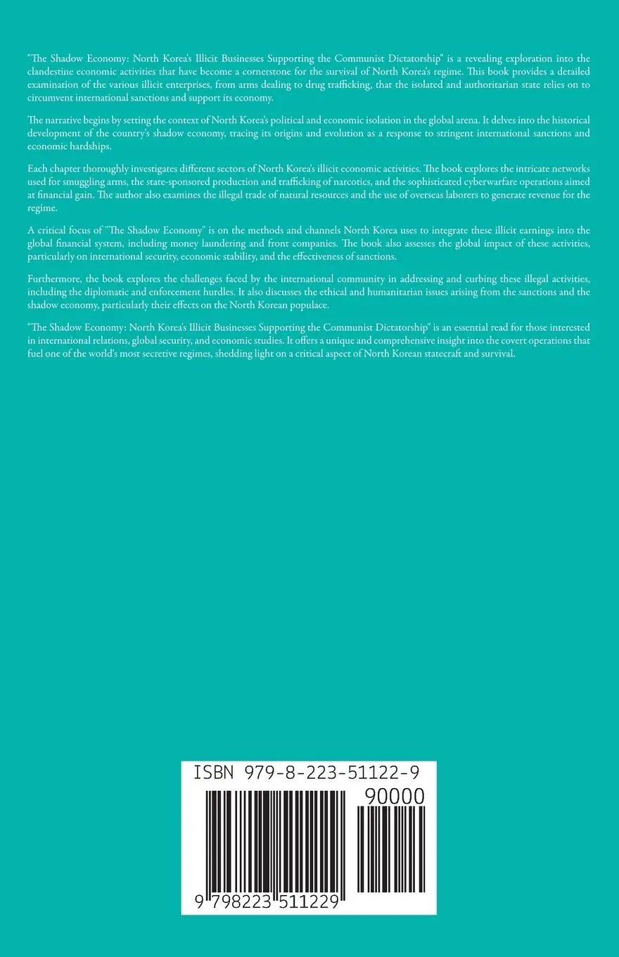 Rückseite: 9798223511229 | North Korea's Illicit Businesses Supporting the Communist Dictatorship