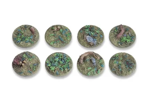 Cover: 704270721329 | Woodland bases - 25mm Flat (8) | deutsch | Tabletop-Art