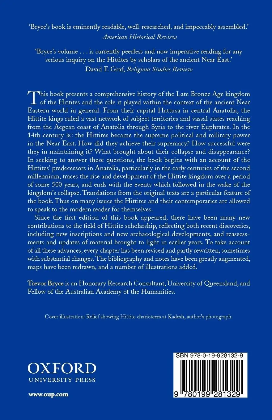 Rückseite: 9780199281329 | The Kingdom of the Hittites | Trevor Bryce | Taschenbuch | Englisch