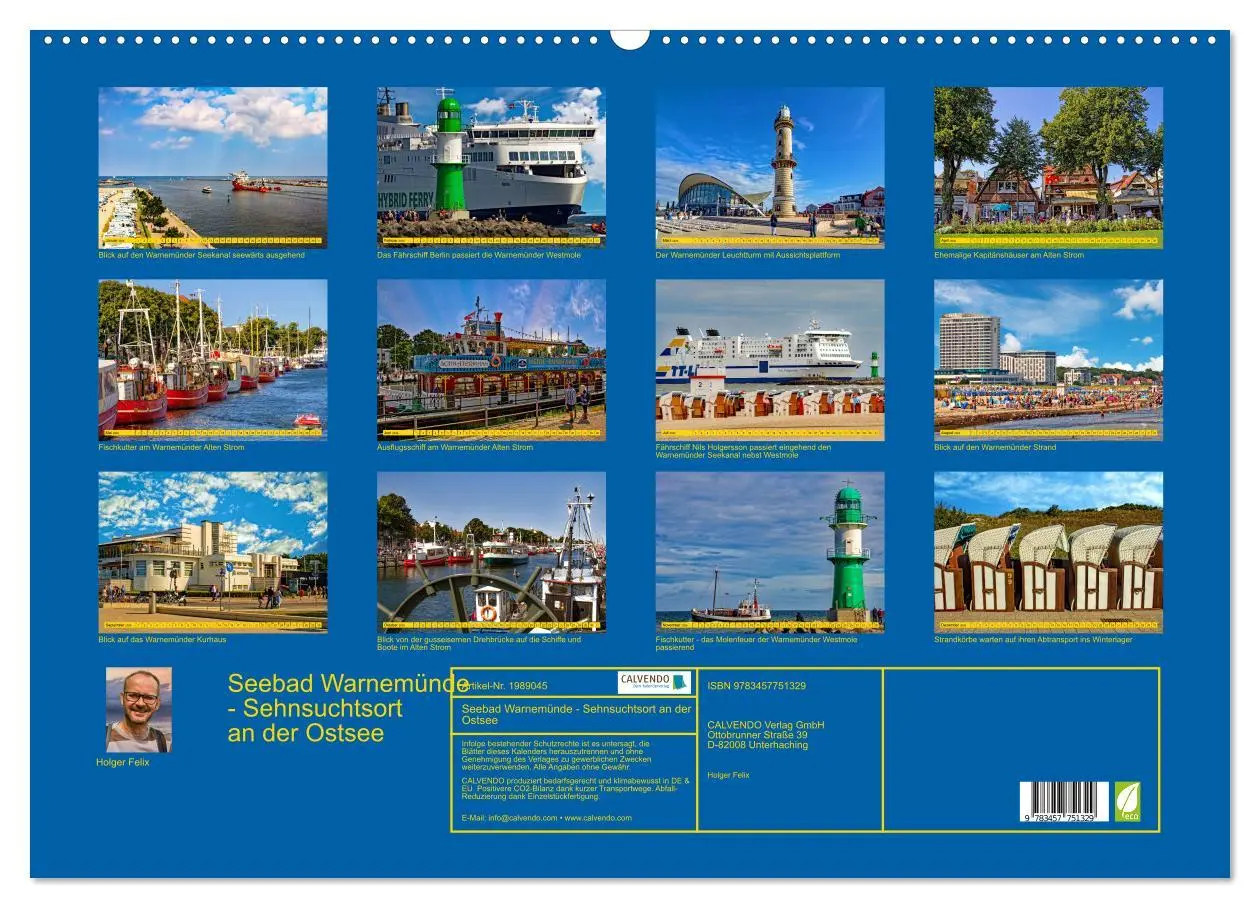 Bild: 9783457751329 | Seebad Warnemünde - Sehnsuchtsort an der Ostsee (Wandkalender 2026...