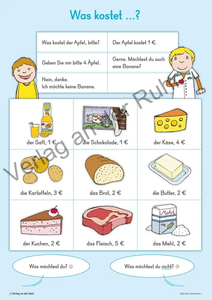 Bild: 9783834631329 | 12 große Merk-Poster DaZ-Grundwortschatz | Ruhr | Poster | 12 S.