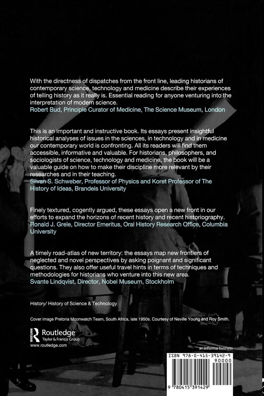 Rückseite: 9780415391429 | The Historiography of Contemporary Science, Technology, and Medicine