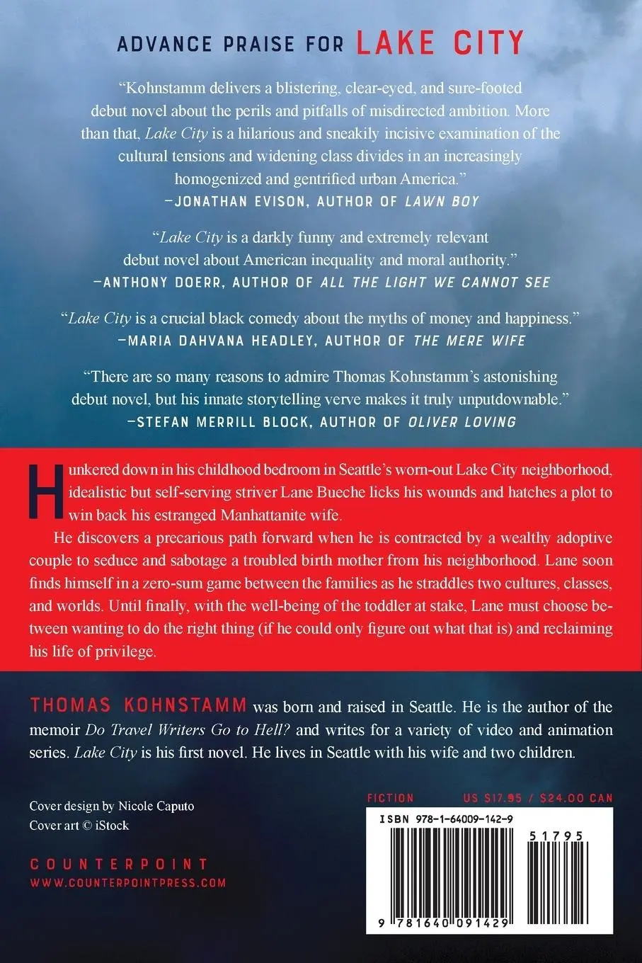 Rückseite: 9781640091429 | Lake City | A Novel | Thomas Kohnstamm | Taschenbuch | Englisch | 2019