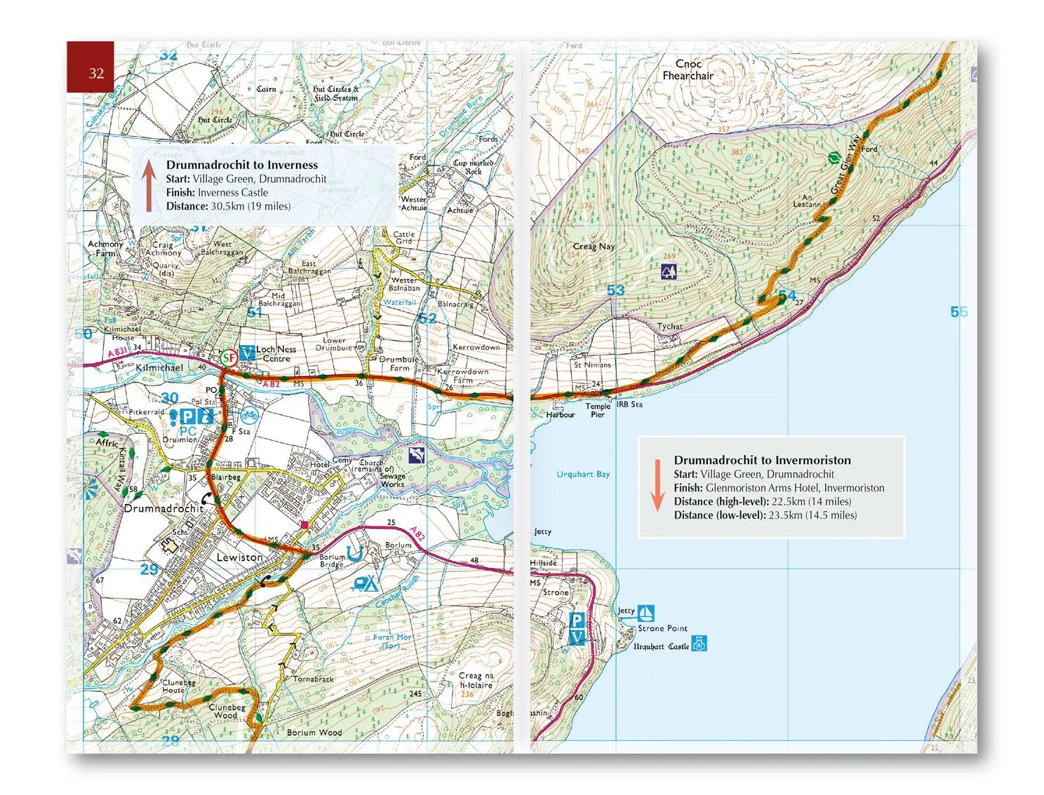 Bild: 9781786311429 | Walking the Great Glen Way Map Booklet | 1:25,000 OS Route Mapping