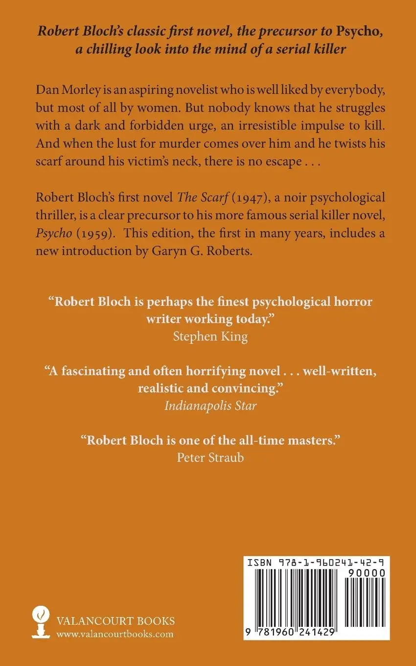 Rückseite: 9781960241429 | The Scarf | Robert Bloch | Taschenbuch | Englisch | 2025