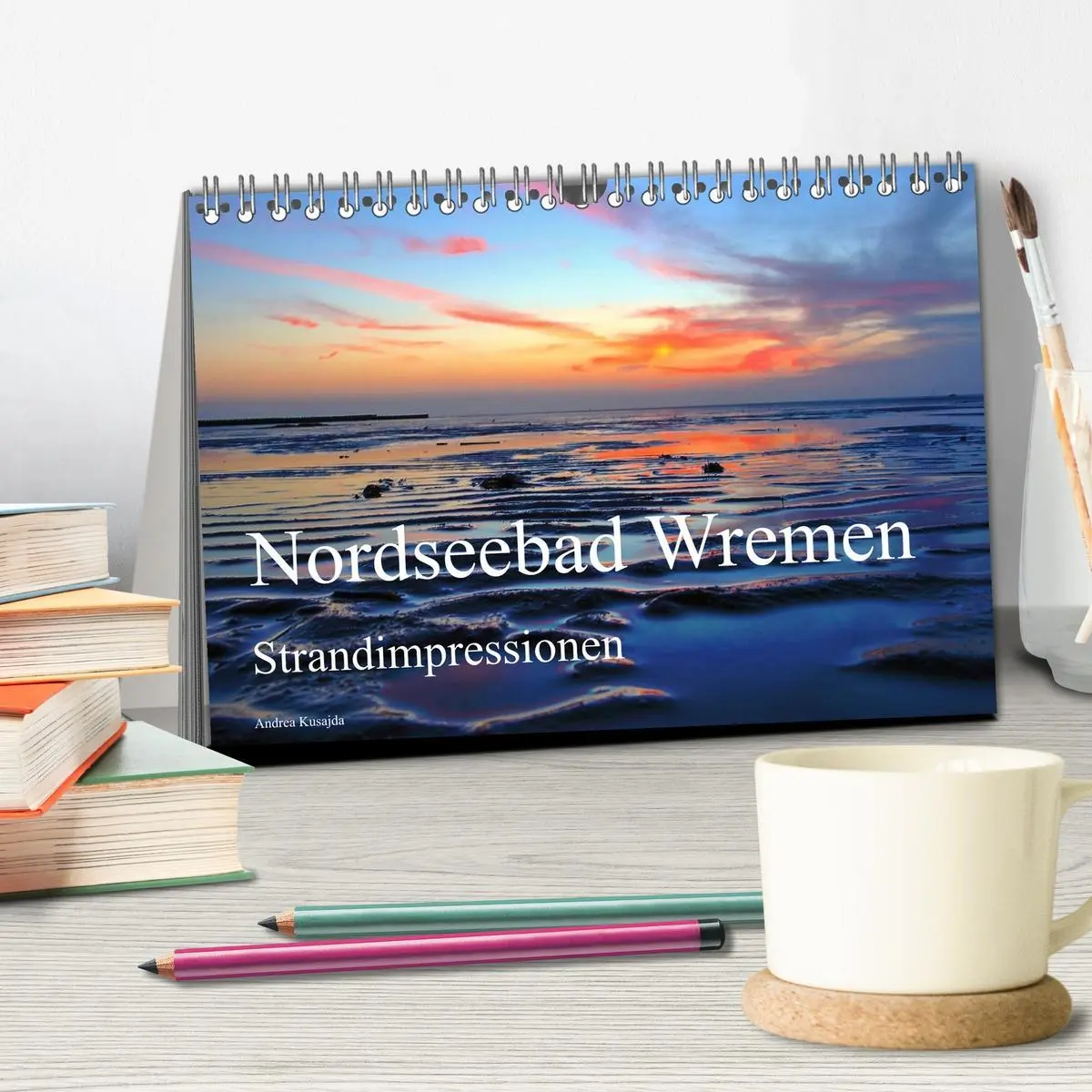 Bild: 9783516071429 | Nordseebad Wremen - Strandimpressionen (Tischkalender 2026 DIN A5...