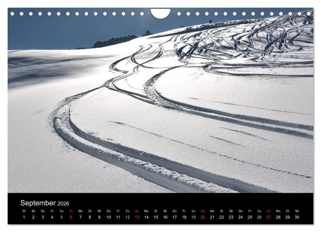 Bild: 9783516141429 | Die Seiser Alm im Winter (Wandkalender 2026 DIN A4 quer), CALVENDO...