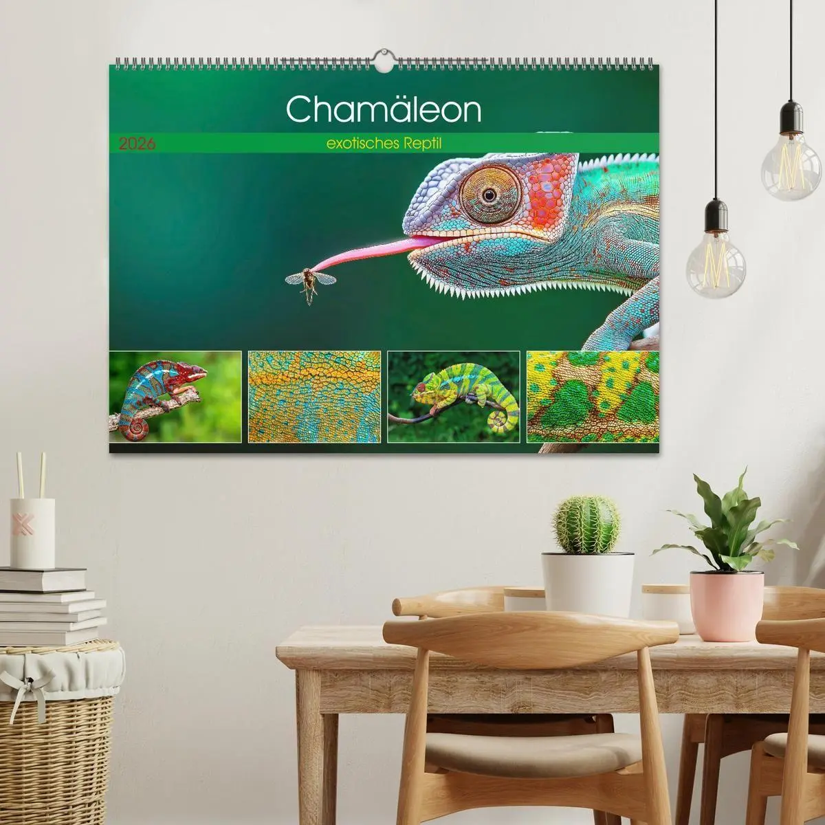 Bild: 9783516691429 | Chamäleon - exotisches Reptil (Wandkalender 2026 DIN A2 quer),...