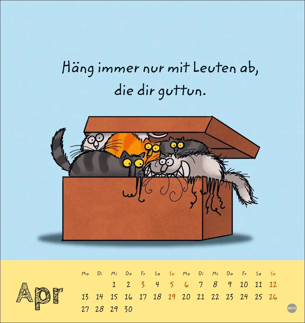 Bild: 9783756411429 | Catzz Postkartenkalender 2026 | Alexander Holzach | Kalender | 13 S.