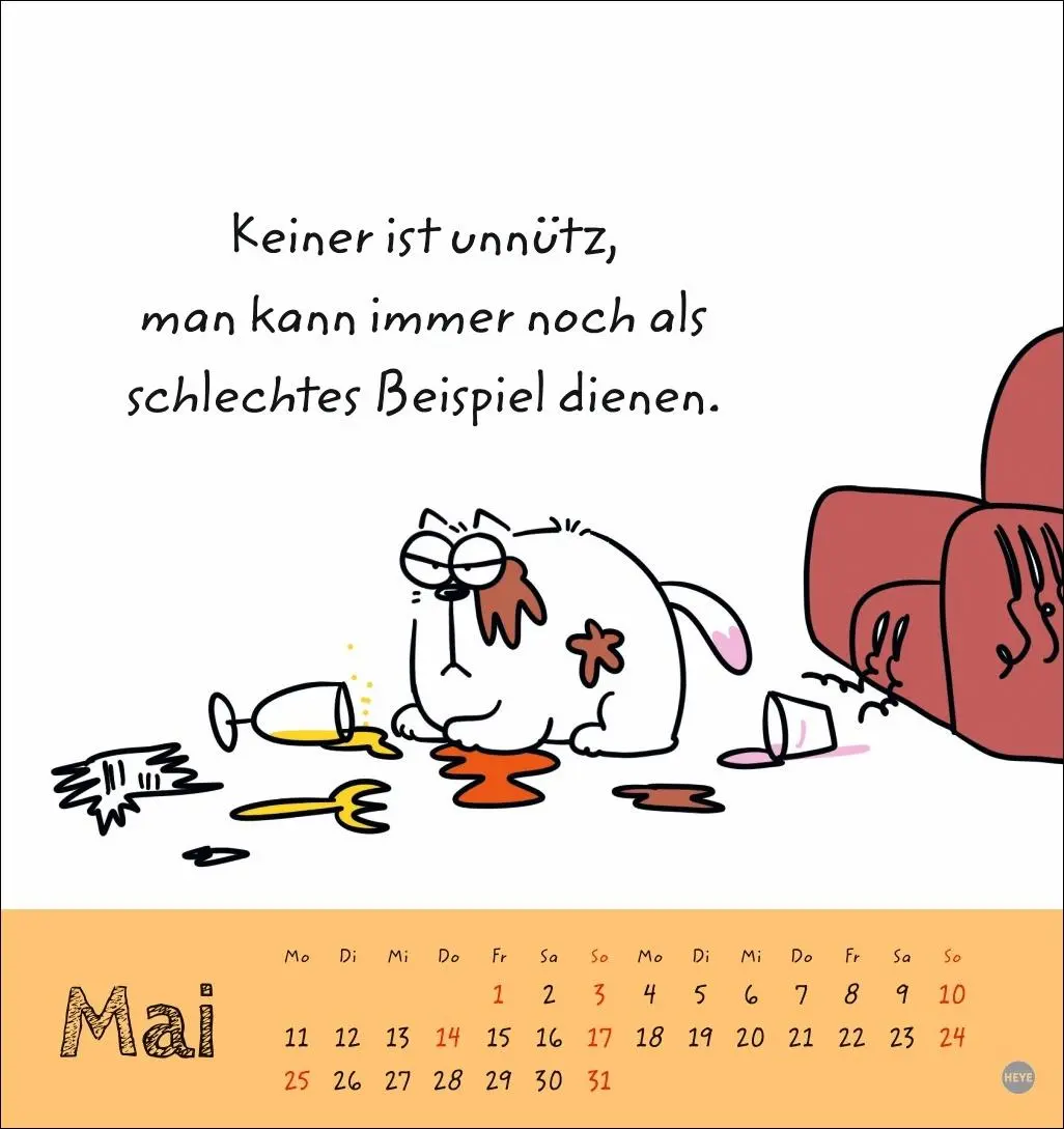 Bild: 9783756411429 | Catzz Postkartenkalender 2026 | Alexander Holzach | Kalender | 13 S.