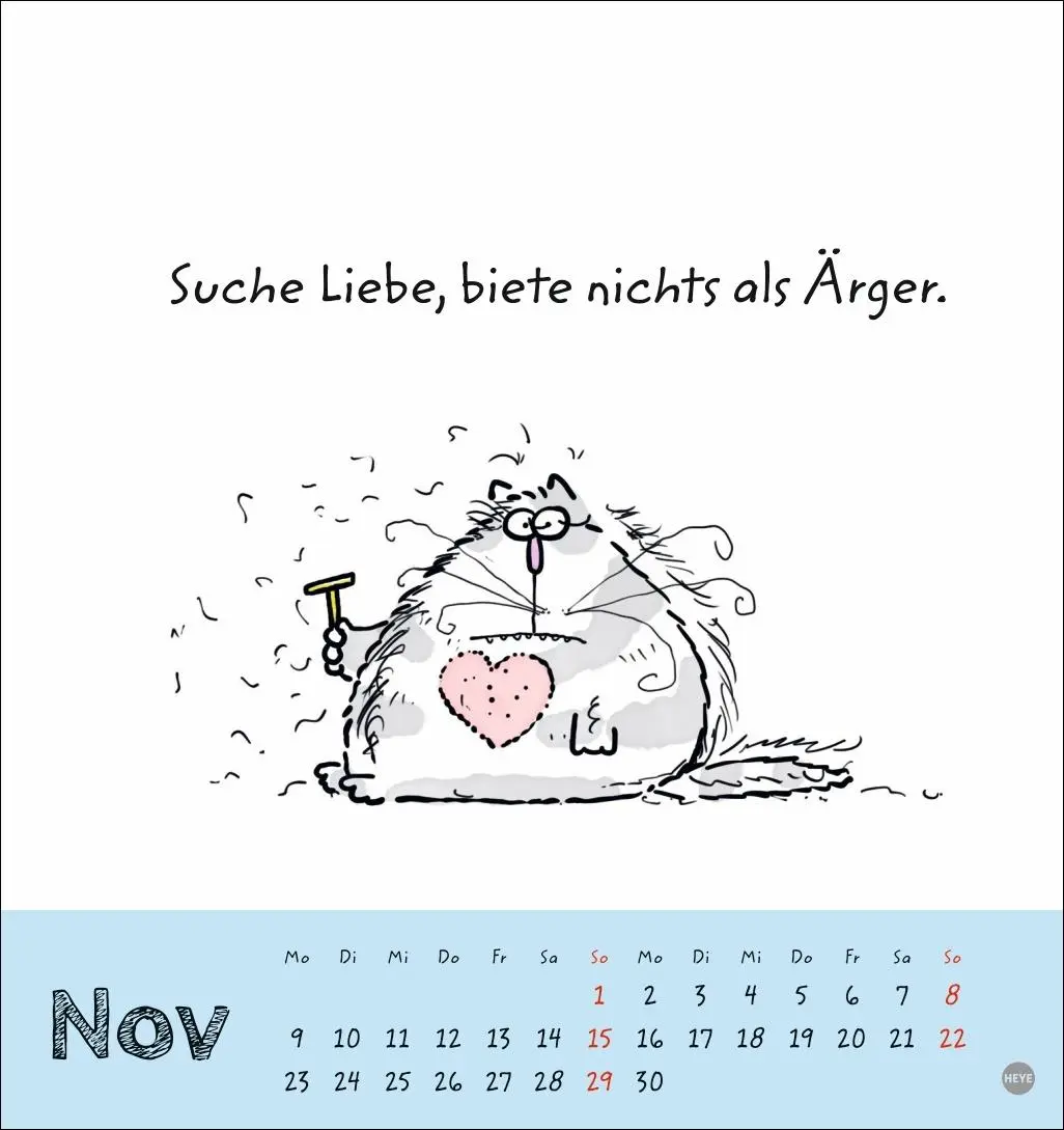Bild: 9783756411429 | Catzz Postkartenkalender 2026 | Alexander Holzach | Kalender | 13 S.