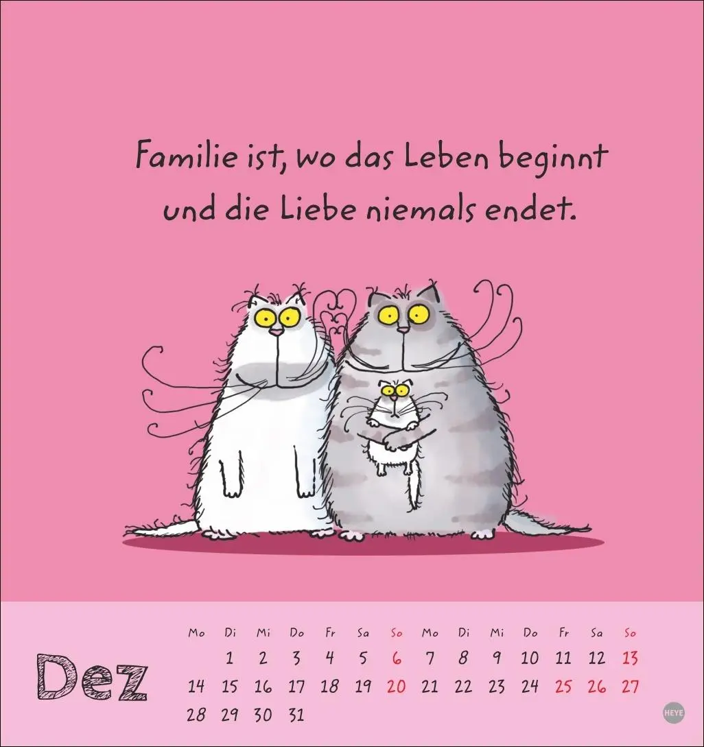 Bild: 9783756411429 | Catzz Postkartenkalender 2026 | Alexander Holzach | Kalender | 13 S.
