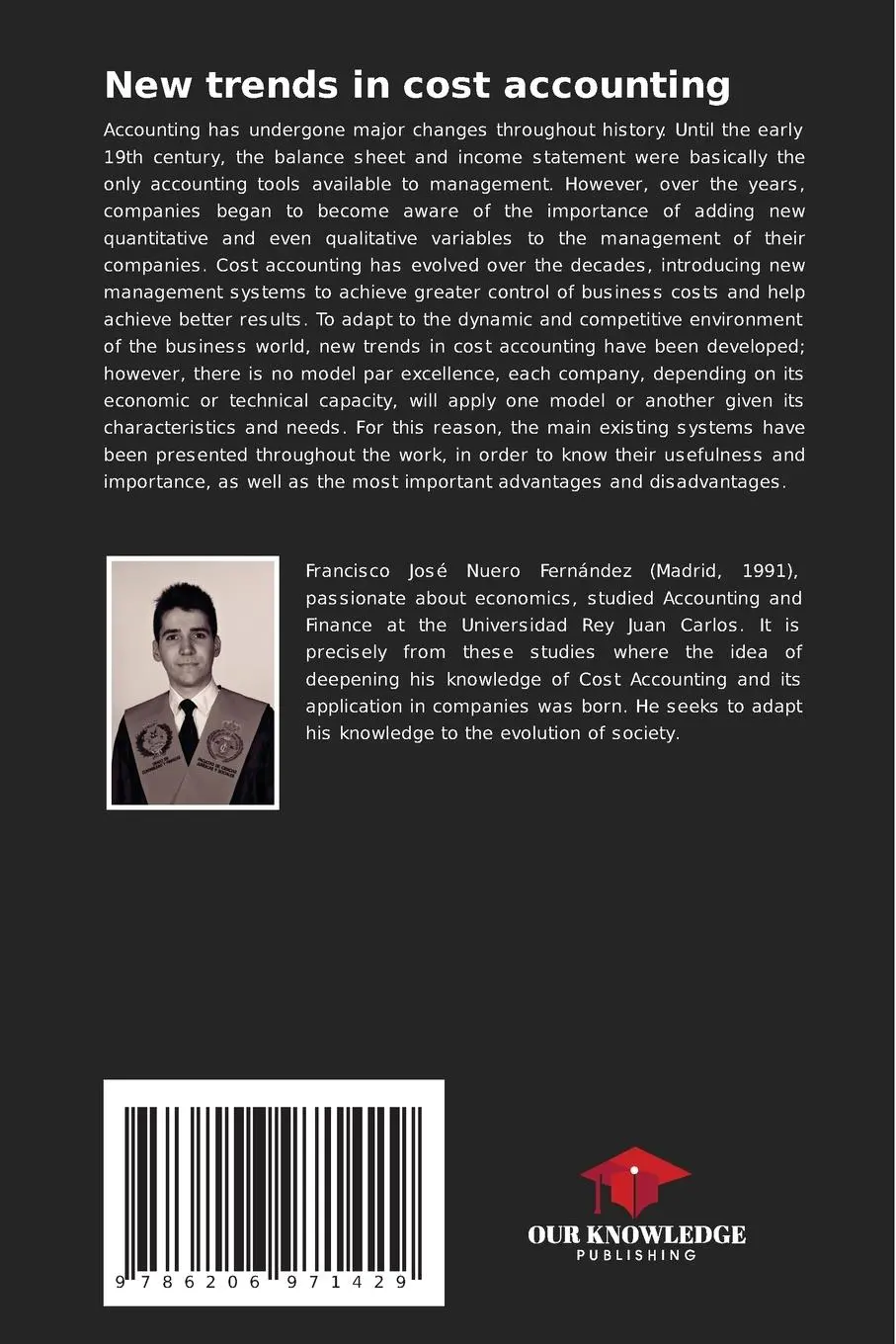 Rückseite: 9786206971429 | New trends in cost accounting | Francisco José Nuero Fernández | Buch