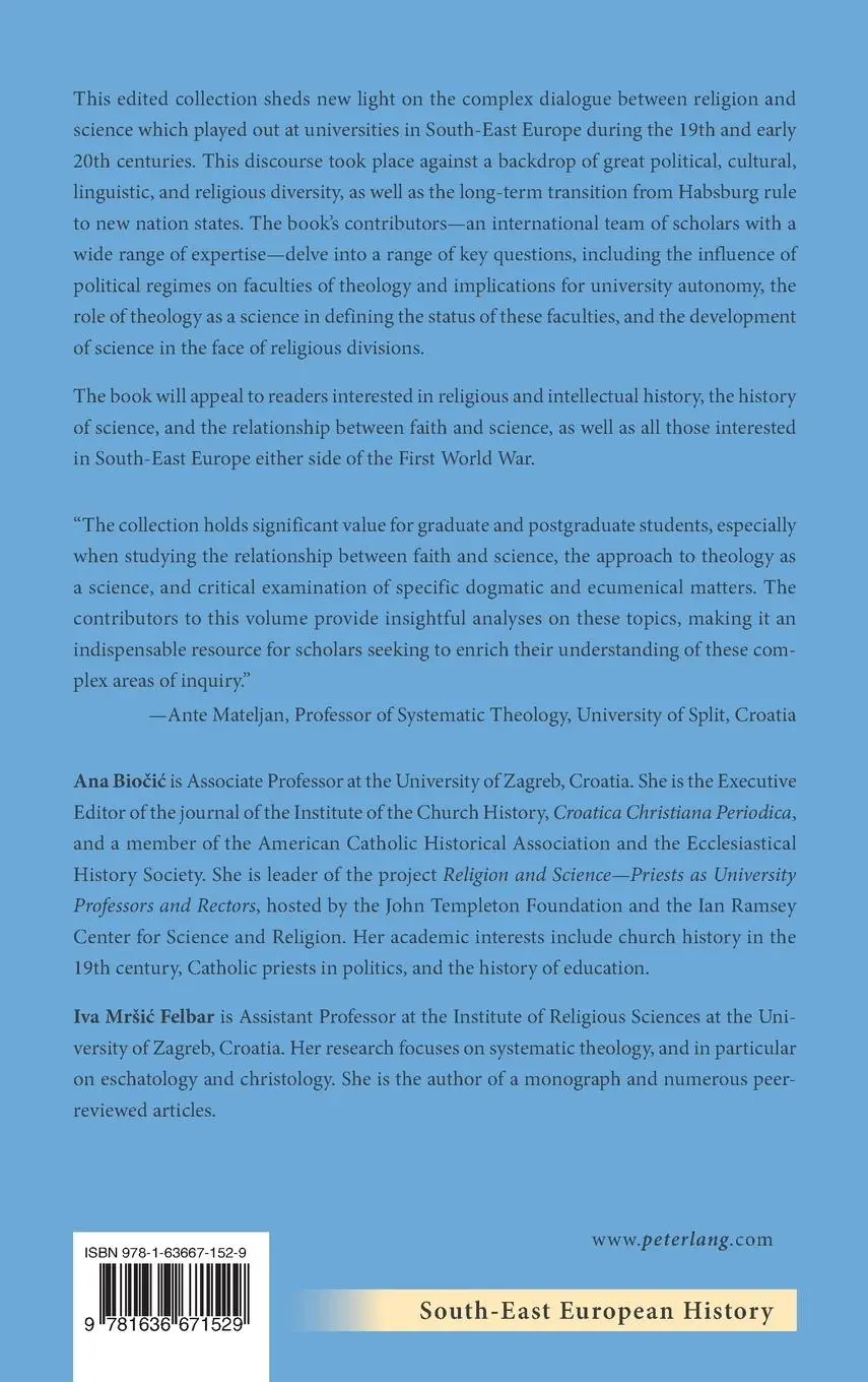 Rückseite: 9781636671529 | Science and Catholicism in the Universities of South-East Europe