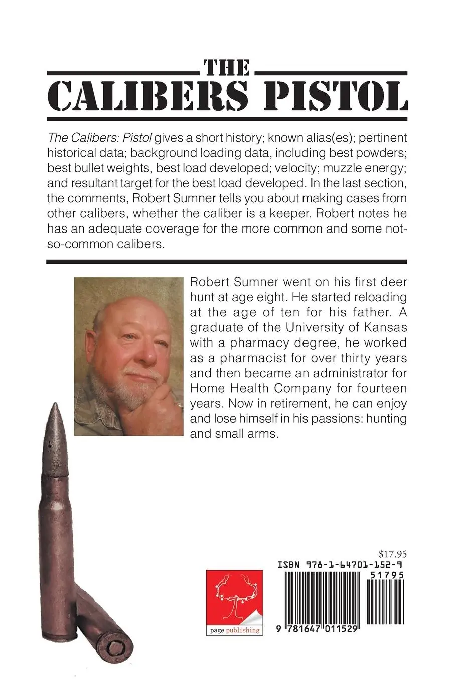 Rückseite: 9781647011529 | The Calibers | Pistol | Robert Sumner | Taschenbuch | Englisch | 2020