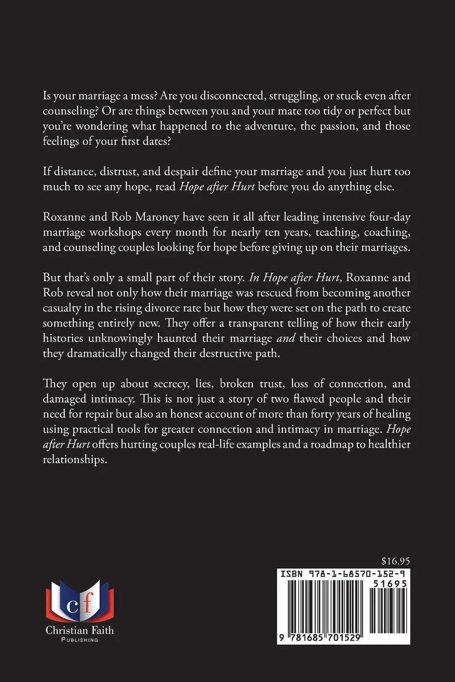 Rückseite: 9781685701529 | Hope After Hurt | From Heartache to Healing | Roxanne Maroney (u. a.)