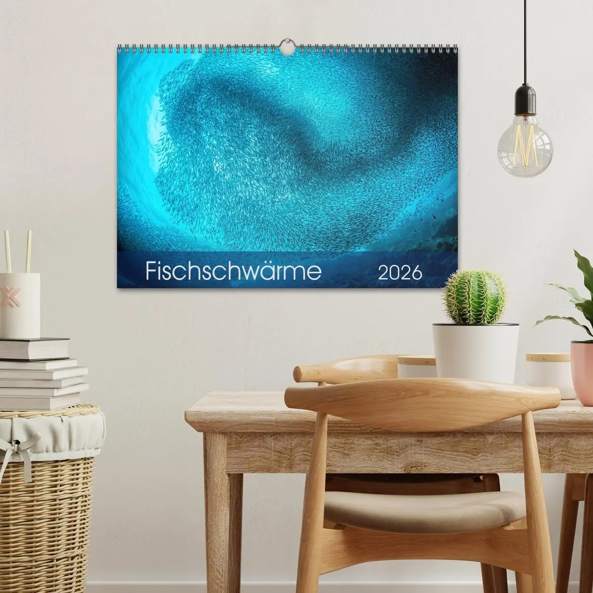 Bild: 9783516061529 | Fischschwärme (Wandkalender 2026 DIN A3 quer), CALVENDO Monatskalender