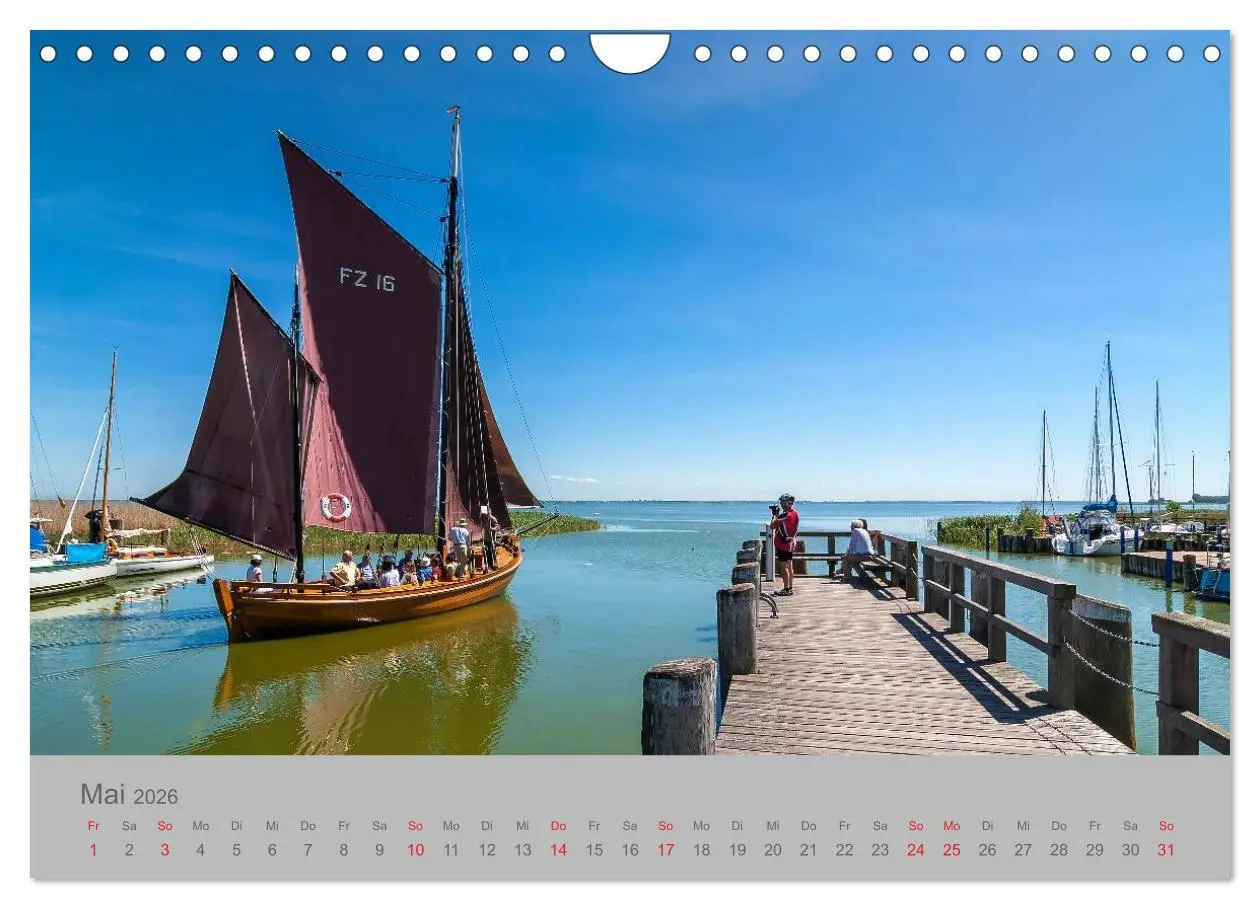 Bild: 9783516131529 | Ostsee, Fischland-Darß (Wandkalender 2026 DIN A4 quer), CALVENDO...