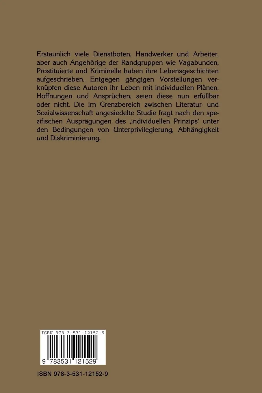 Rückseite: 9783531121529 | Lebensgeschichte als Appell | Klaus Bergmann | Taschenbuch | 224 S.
