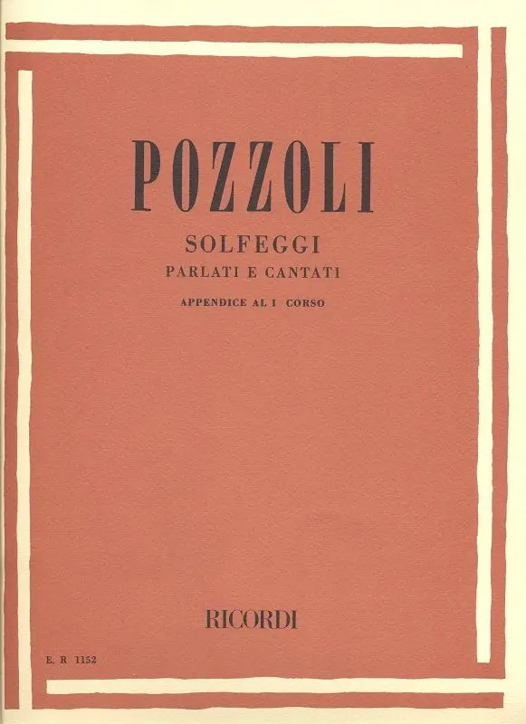 Cover: 9790041811529 | Solfeggi Parlati E Cantati | Ettore Pozzoli | Buch | Ricordi